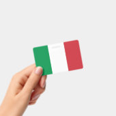 Name Abzeichen mit italienischer Flagge Ausweis (Handheld)