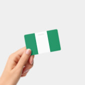 Name Abzeichen mit nigerianischer Flagge Ausweis (Handheld)