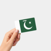 Name Abzeichen mit pakistanischer Flagge Ausweis (Handheld)