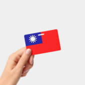 Name Abzeichen mit taiwanischer Flagge Ausweis (Handheld)
