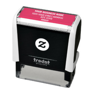 Name-Adresse der personalisierten Briefmarke oder  Permastempel