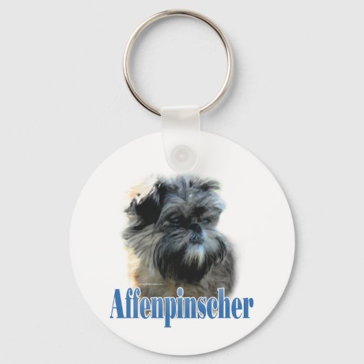 Name Affenpinscher Schlüsselanhänger (Vorderseite)