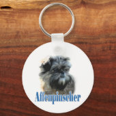 Name Affenpinscher Schlüsselanhänger (Vorderseite)