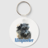 Name Affenpinscher Schlüsselanhänger (Rückseite)