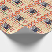 Name Age Foto Nur ein Mädchen, das Pferde Boho Lie Geschenkpapier (Ecke)