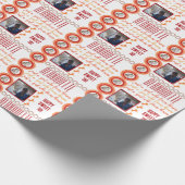 Name Age Foto Nur ein Mädchen, das Rot Liebe Geschenkpapier (Ecke)