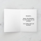 Name Age Jersey Number Sentiment Hockey Sport Karte (Innenseite)