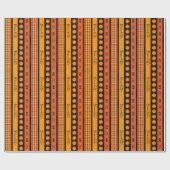 Name Age Sentiment Ethnic Bohemisch Boho Orange Re Geschenkpapier (Flach)