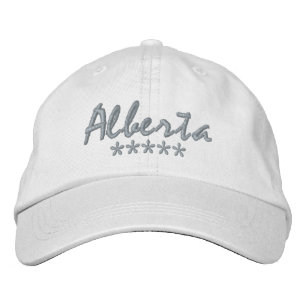 Name Alberta Bestickte Baseballkappe
