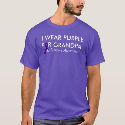 Name-Alzheimer Bewusstsein T-Shirt (Vorderseite)