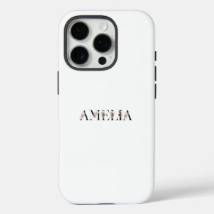 Name Amelia iPhone 16 Pro Hülle