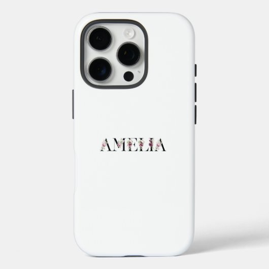 Name Amelia Case-Mate iPhone Hülle (Rückseite)