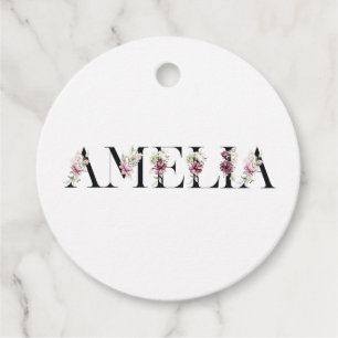Name Amelia Geschenkanhänger