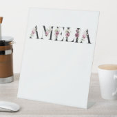 Name Amelia Sockelschild (In Situ)