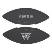 Name and Monogram Custom Football for Special Even (Paneele)