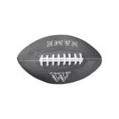 Name and Monogram Custom Football for Special Even (Vorderseite)