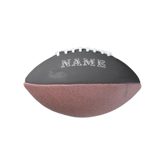 Name and Monogram Custom Football for Special Even (Gedreht 90)
