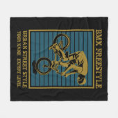 Name ändern Alle Text BMX Freestyle Urban Level hi Fleecedecke (Vorderseite (Horizontal))