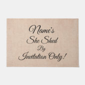 Name ändern Alle Text, den sie vorn geschoben hat Fußmatte (Vorderseite)