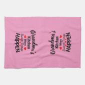 Name ändern Alle Text Großbuchstaben Küche Süß hin Geschirrtuch (Horizontal)