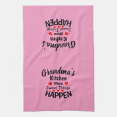 Name ändern Alle Text Großbuchstaben Küche Süß hin Geschirrtuch (Vertikal)