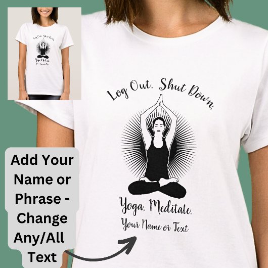 Name ändern Alle Textabmeldeausgänge ändern Funny T-Shirt