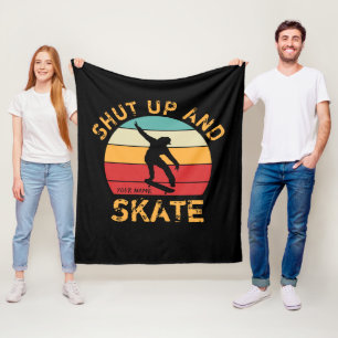 Name ändern ALLE Textausgabe hinzufügen und Skate- Fleecedecke