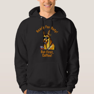 Name ändern Alle Texte, Deutscher Hirte + Kaffee Hoodie