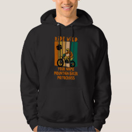 Name ändern Alle Textfahrten WildMountainbiker hin Hoodie