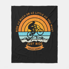 Name ändern Alle TextMountain Bike hinzufügen Fahr Fleecedecke