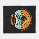 Name ändern Alle TextMountain Bike hinzufügen Fahr Fleecedecke (Vorderseite (Horizontal))