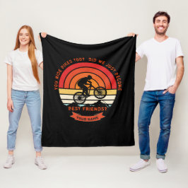 Name ändern Alle TextMountainbike Bester Freund hi Fleecedecke