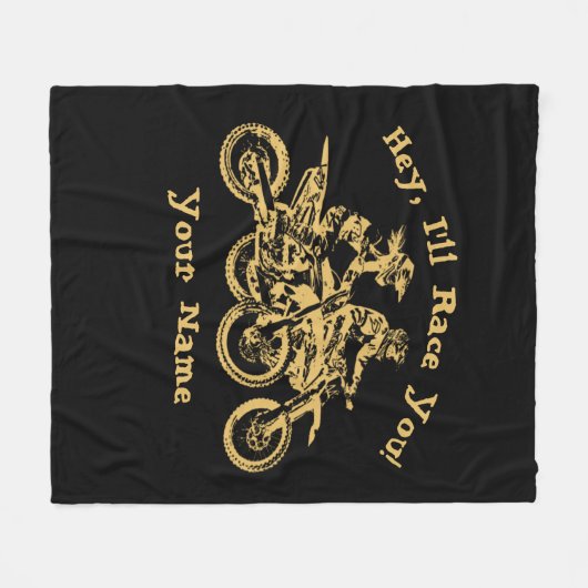 Name ändern Alles Text hinzufügen Hey, ich werde d Fleecedecke (Vorderseite (Horizontal))