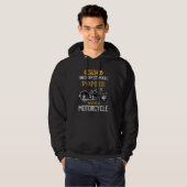 Name ändern nie unterschätzen Opa Motorrad Hoodie (Vorne ganz)