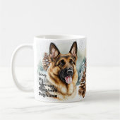 Name ändern Text hinzufügen, Deutscher Hirte im Sc Kaffeetasse (Links)