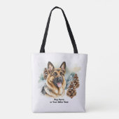 Name ändern Text hinzufügen, Deutscher Hirte im Sc Tasche (Rückseite)