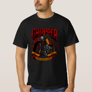 Name ändern Text, rot Chopper, Motorräder hinzufüg T-Shirt