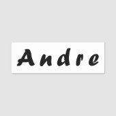 Name Andre Namensschild (Vorderseite)