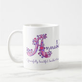 Name Annabel bedeutet dekorative A Monogramm-Tasse Kaffeetasse (Links)
