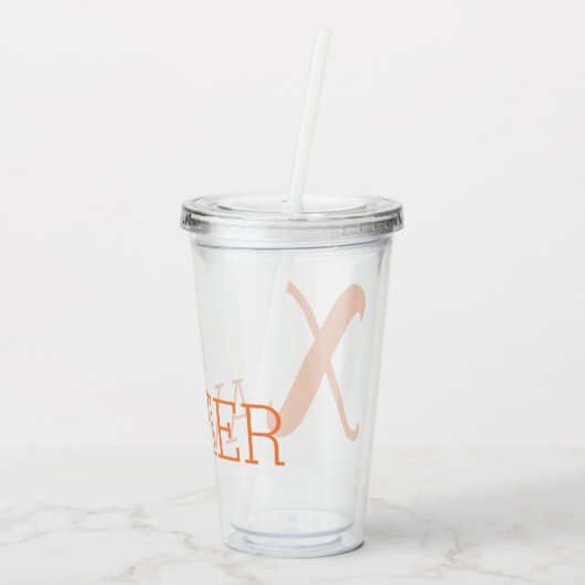 Name anpassen acryltrinkbecher (Rückseite)