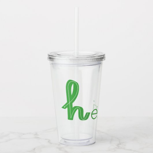 Name anpassen acryltrinkbecher (Vorderseite)