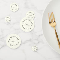 Name anpassen, Datum schwarze Elfenbeinhochzeit