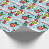 Name anpassen - mit Ornamenten zerkleinern Geschenkpapier (Ecke)