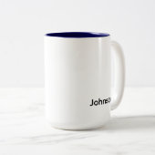 Name anpassen zweifarbige tasse (VorderseiteRechts)