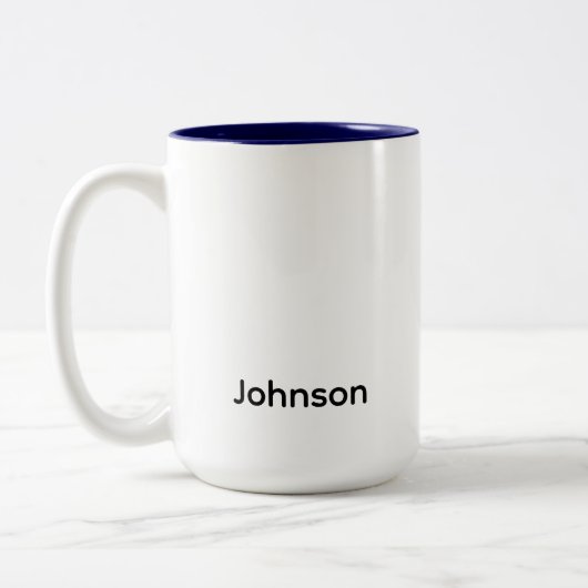 Name anpassen zweifarbige tasse (Links)