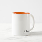 Name anpassen zweifarbige tasse (VorderseiteRechts)