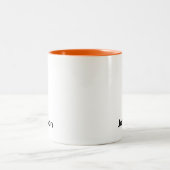Name anpassen zweifarbige tasse (Mittel)