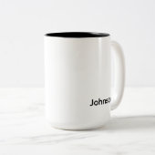 Name anpassen zweifarbige tasse (VorderseiteRechts)