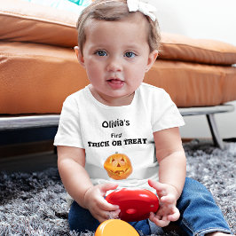 Name auf 6-24 Monate Baby Halloween Jersey T - Shi Baby T-shirt