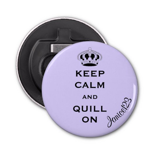 Name auf Custom Craft, 2,25 Zoll Magnet Flaschenöffner (Vorderseite)